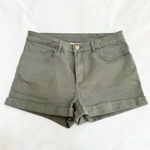 H&M Girls Olive Green Shorts